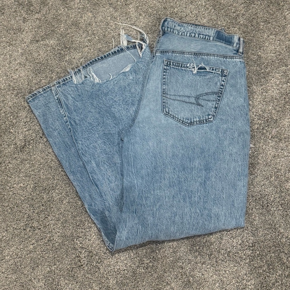 Women’s American Eagle Baggy Wide Leg Jeans